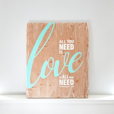 All you need is love